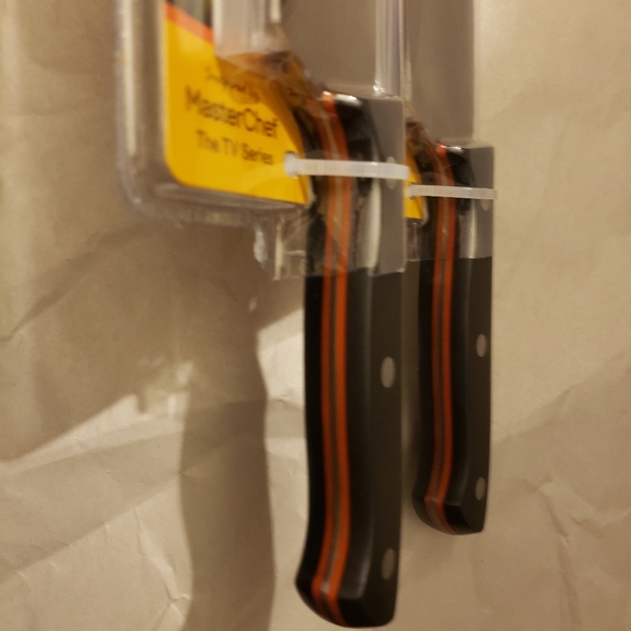 Master Chef 2 Pc. Chef Knife Set 6" & 8" Full-Tang Stainless Steel Blade - Picture 3 of 3